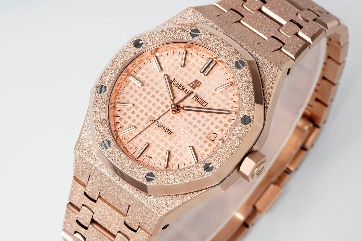 AUDEMARS PIGUET ROYAL OAK 오데마피게 로얄오크 37mm 15454 로즈 골드 골드 다이얼