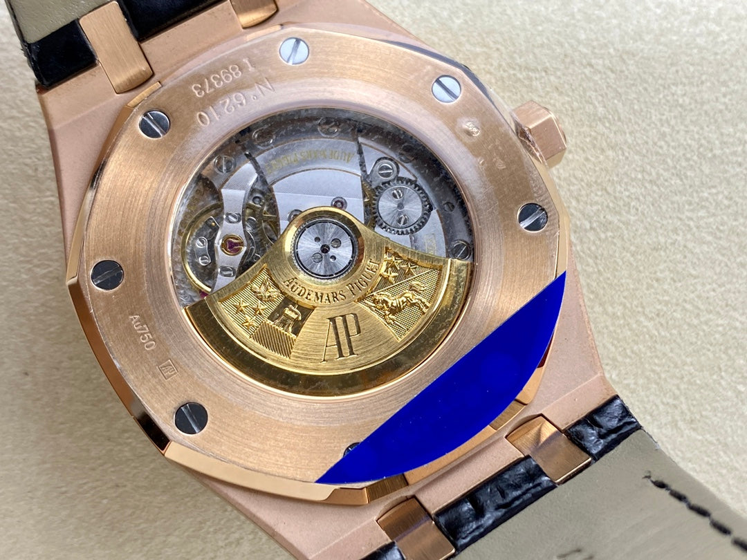 AUDEMARS PIGUET ROYAL OAK 오데마피게 로얄오크 41mm 15550ST 블랙 다이얼 골드 베젤