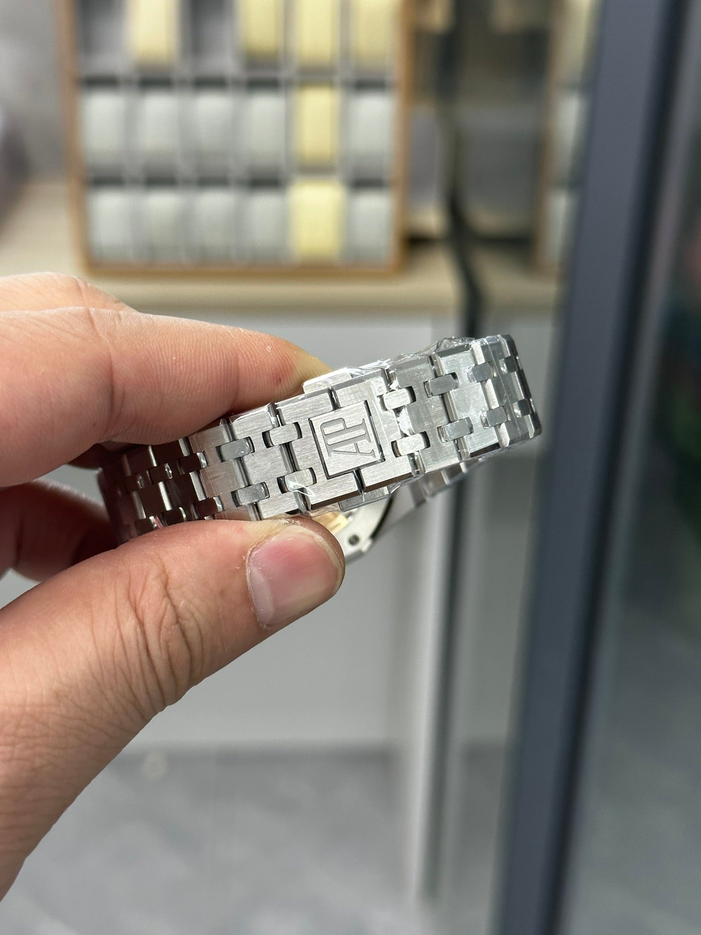 AUDEMARS PIGUET ROYAL OAK 오데마피게 로얄오크 37mm 15451 그레이 다이얼 다이아 베젤
