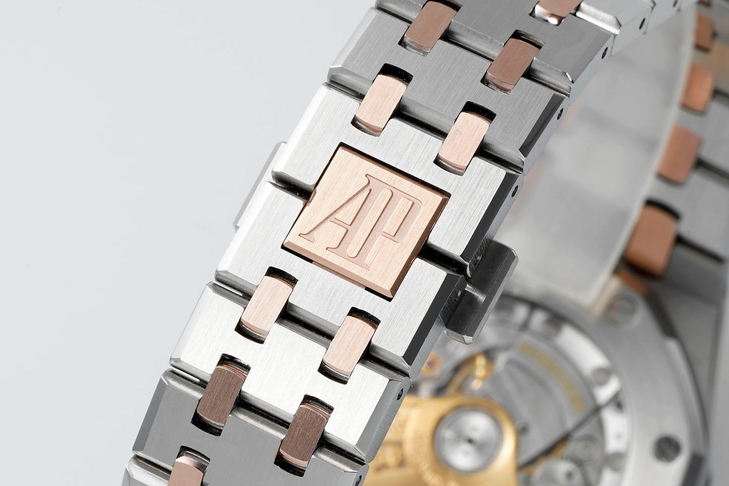 AUDEMARS PIGUET ROYAL OAK 오데마피게 로얄오크 37mm 15450st 화이트 다이얼 로즈골드 베젤
