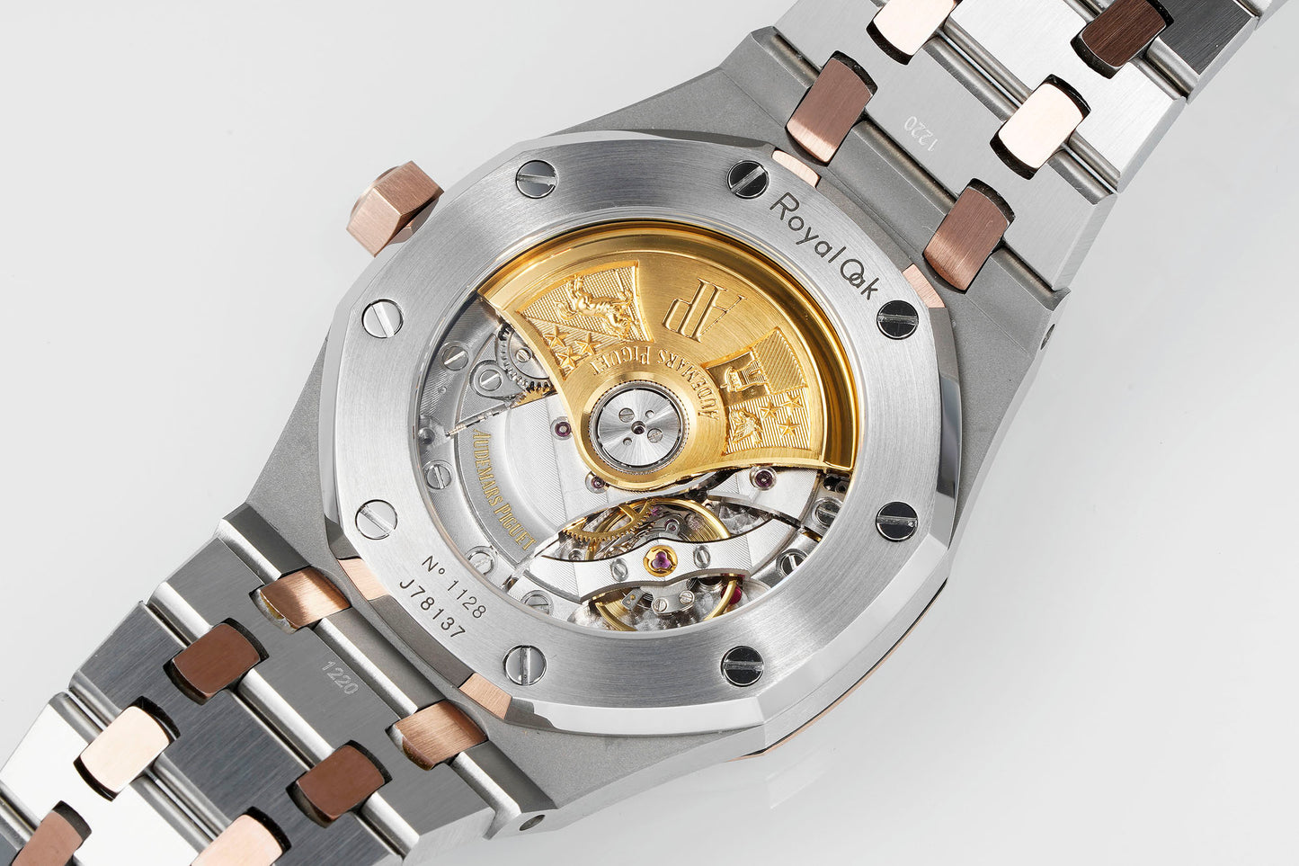 AUDEMARS PIGUET ROYAL OAK 오데마피게 로얄오크 37mm 15450st 화이트 다이얼 로즈골드 베젤