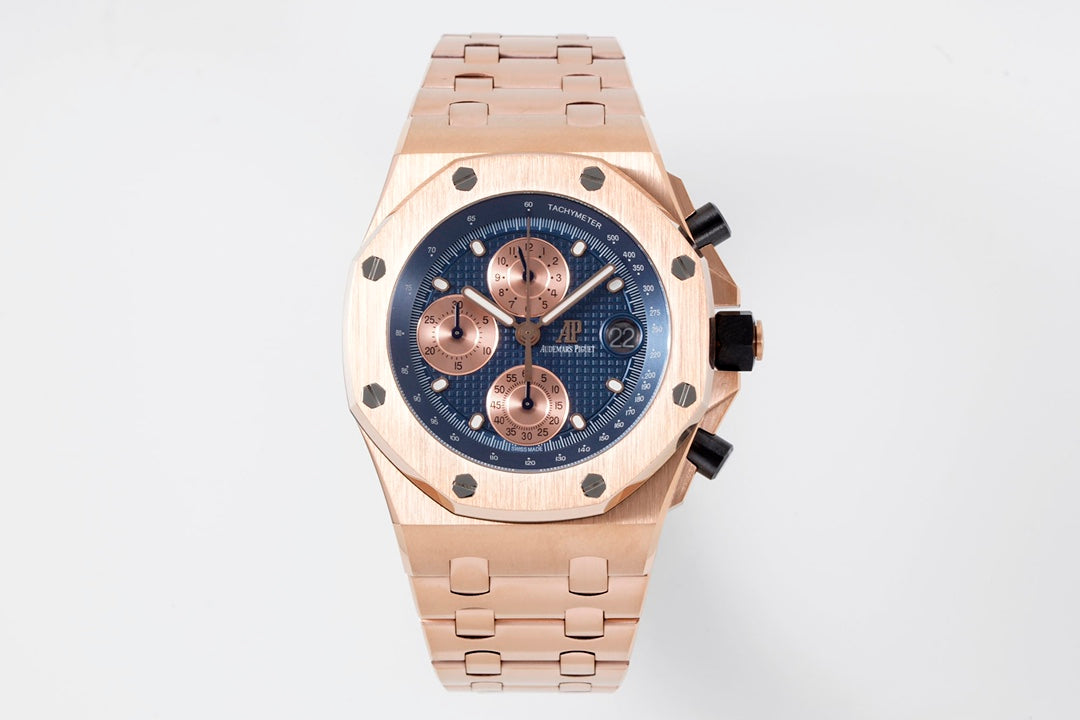 AUDEMARS PIGUET ROYAL OAK OFFSHORE 오데마피게 로얄오크 오프쇼어 42mm 2647 블루 다이얼 로즈골드 베젤