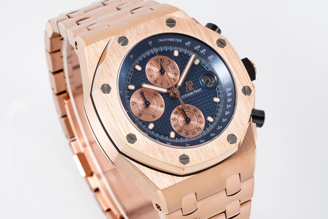 AUDEMARS PIGUET ROYAL OAK OFFSHORE 오데마피게 로얄오크 오프쇼어 42mm 2647 블루 다이얼 로즈골드 베젤