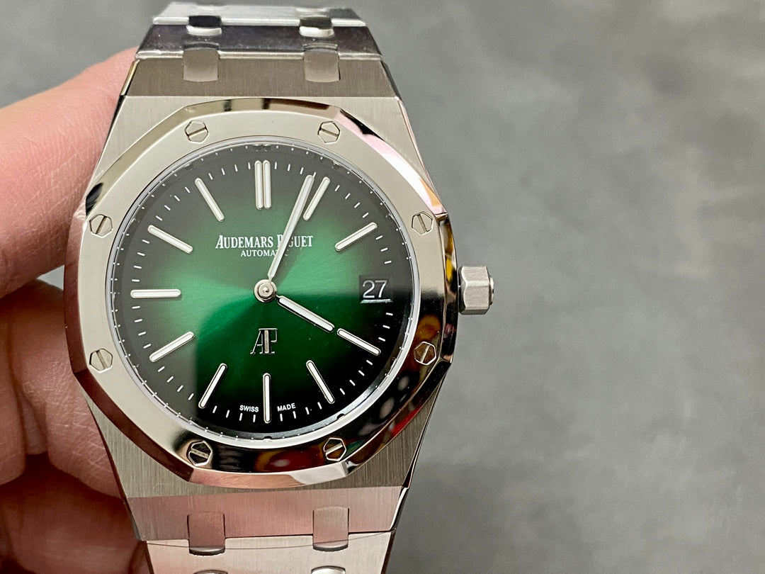 AUDEMARS PIGUET ROYAL OAK 오데마피게 로얄오크 점보 39mm 15202 그린 다이얼
