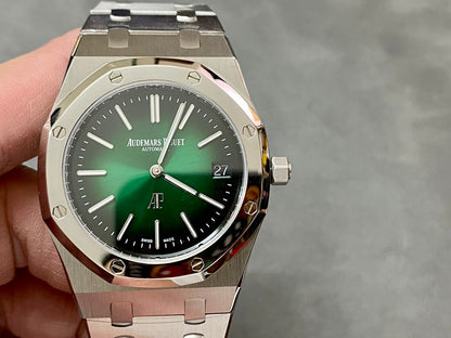 AUDEMARS PIGUET ROYAL OAK 오데마피게 로얄오크 점보 39mm 15202 그린 다이얼