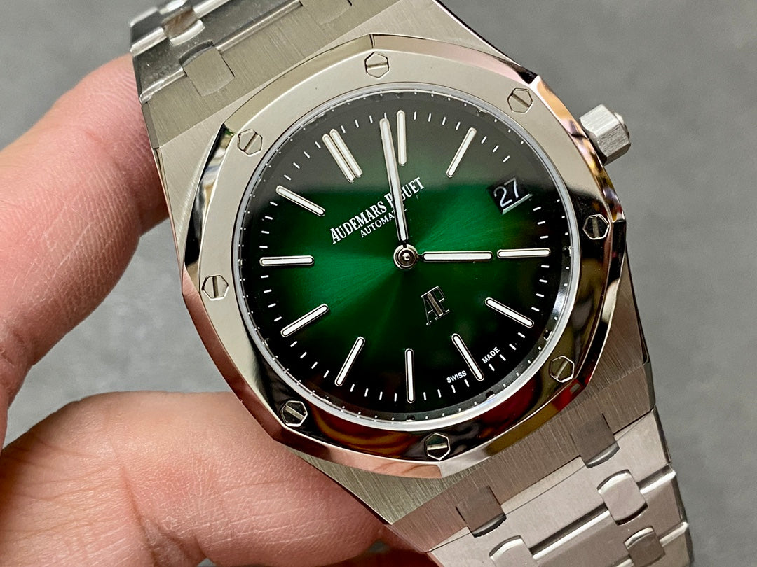 AUDEMARS PIGUET ROYAL OAK 오데마피게 로얄오크 점보 39mm 15202 그린 다이얼