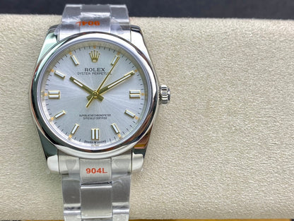ROLEX OYSTER PERPETUAL 롤렉스 오이스터 퍼페추얼 M124300-0001 36mm 그레이 다이얼