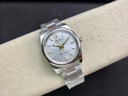 ROLEX OYSTER PERPETUAL 롤렉스 오이스터 퍼페추얼 M124300-0001 36mm 그레이 다이얼