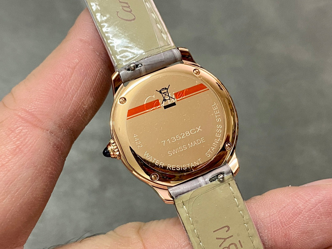 CARTIER RONDE LOUISE 까르띠에 롱드 루이 29mm 쿼츠 무브먼트 화이트 다이얼