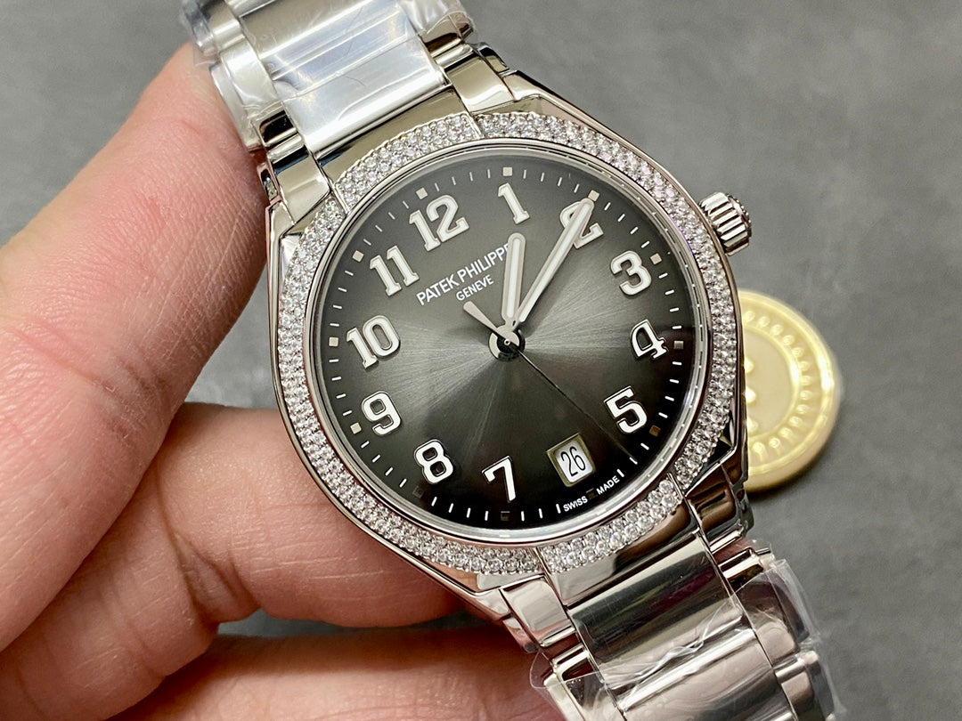 PATEK PHILIPPE TWENTY FOUR 파텍필립 노틸러스 트웬티포 7300/1200 블랙 다이얼 다이아 베젤