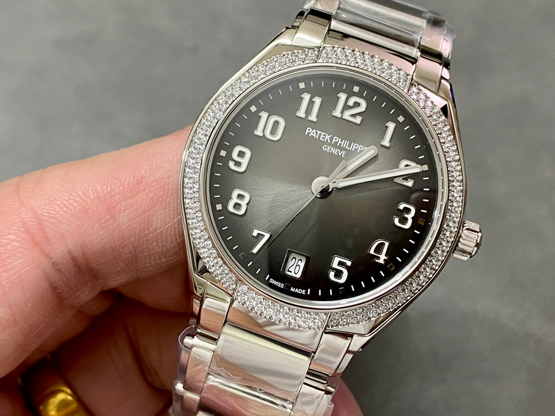 PATEK PHILIPPE TWENTY FOUR 파텍필립 노틸러스 트웬티포 7300/1200 블랙 다이얼 다이아 베젤