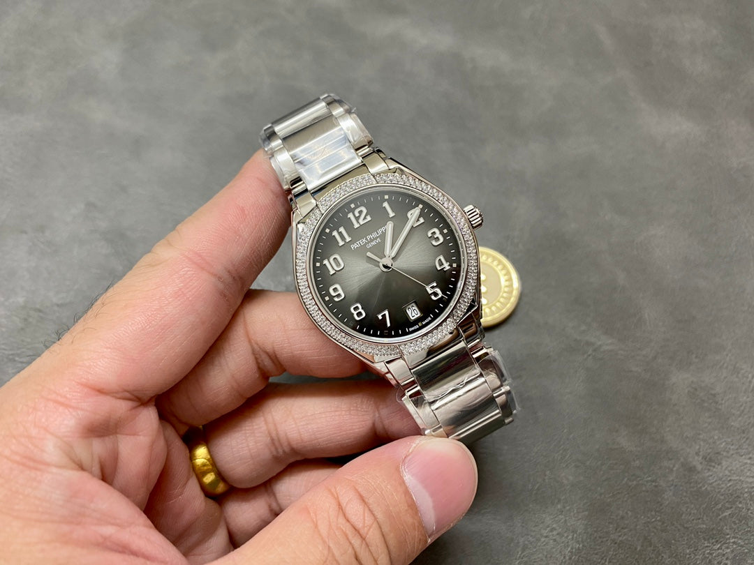 PATEK PHILIPPE TWENTY FOUR 파텍필립 노틸러스 트웬티포 7300/1200 블랙 다이얼 다이아 베젤