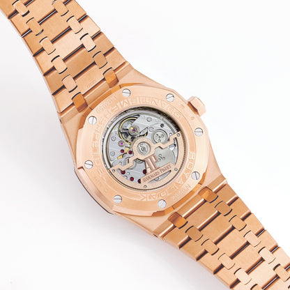 AUDEMARS PIGUET ROYAL OAK 오데마피게 로얄오크 41mm 26574ST.OO.1220ST 블루 다이얼 로즈 골드