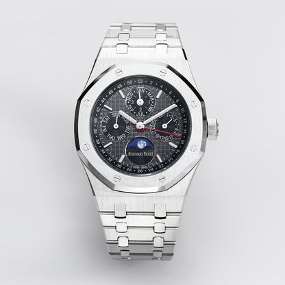 AUDEMARS PIGUET ROYAL OAK 오데마피게 로얄오크 41mm 26574ST.OO.1220ST 블랙 다이얼 스틸 레드